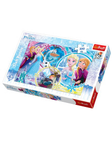 Пазлы Trefl Страна дружбы, Disney Frozen Холодное сердце, 100 элементов