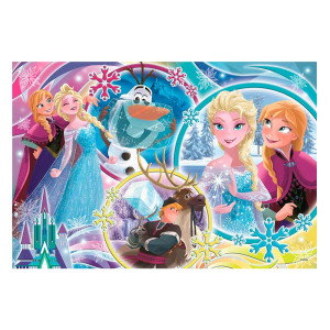 Пазлы Trefl Страна дружбы, Disney Frozen Холодное сердце, 100 элементов