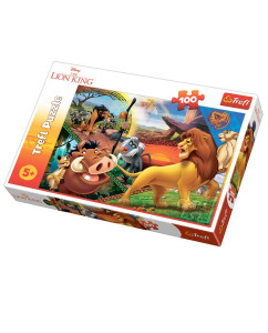 Пазлы Trefl Приключения Симбы, Disney Король Лев, 100 элементов