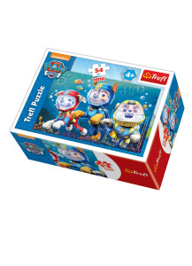 Пазлы Trefl Mini Подводный патруль Paw Patrol, Щенячий патруль, 54 элементов