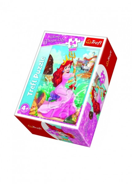Пазлы Trefl Mini Ариель и Габриель, Disney Принцессы, 54 элементов/54175
