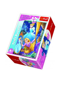 Пазлы Trefl Mini Золушка и Рапунцель, Disney Принцессы, 54 элементов/54175