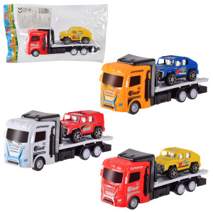 Трейлер 668-15, с машинкой, инерционный, 20,5см