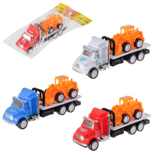 Трейлер 997-1 со спецтехникой, инерционный, 12,5см