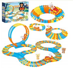 Трек Track Riz-Zoawd, мишка в машинке, 160 деталей