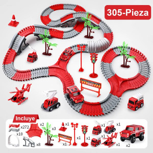 Трек Track Car Пожарная станция, 305 деталей