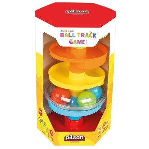 Трек-горка Pilsan 03566 Вращайся и скользи, с мячом, 5 ярусов