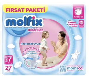 Трусики Molfix Pants Jumbo Large №7 (19+кг) 27шт.