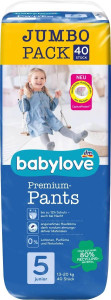 Трусики DM BabyLove Premium №5 (13-20кг) 40шт.