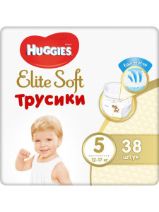 Трусики Huggies Elite Soft Pants №5 (12-17 кг) 38шт.