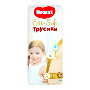 Трусики Huggies Elite Soft Pants №5 (12-17 кг) 38шт.