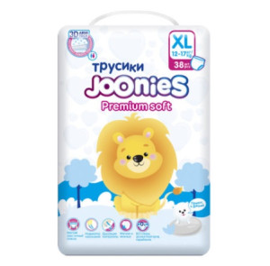 Трусики Joonies Premium Soft XL(12-17кг), 38шт.