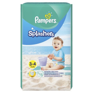 Трусики для плавания Pampers Splashers №3-4 (6-11кг), 12шт.