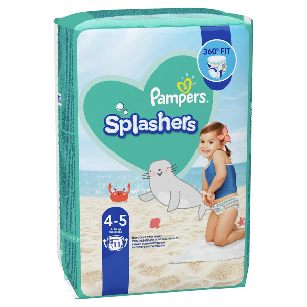 Трусики для плавания Pampers Splashers №4-5 (9-15кг), 11шт.