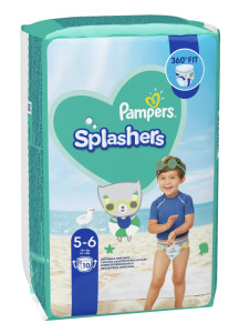 Трусики для плавания Pampers Splashers №5-6 (14+кг), 10шт.