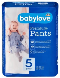 Трусики DM BabyLove Premium №5 (13-20 кг) 20 шт.
