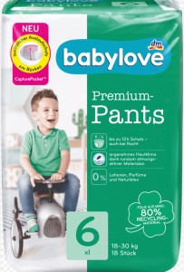 Трусики DM BabyLove Premium №6 (18-30 кг) 18шт.