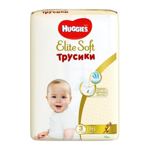 Трусики Huggies Elite Soft Pants №3 (6-11 кг) 54шт.