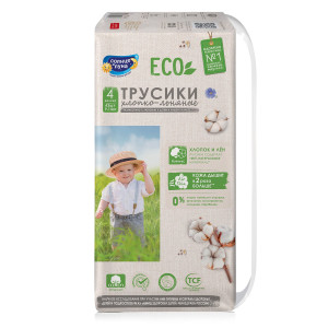 Трусики Солнце и Луна Eco №4 (9-14кг), 43шт.