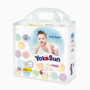 Трусики-подгузники одноразовые YokoSun XXL (15-23кг), 28шт