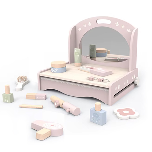 Настольное детское трюмо с аксессуарами, дерево