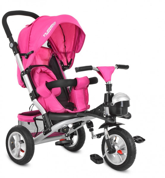 Велосипед трехколесный Turbotrike M 3647A, с опускающейся спинкой