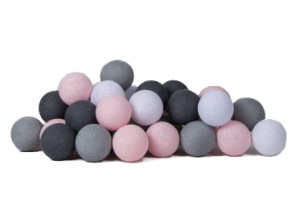 Гирлянда Cotton Ball Lights 35 лампочек, тайские гирлянды