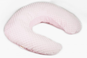 Подушка для беременных Twins Minky из холлофайбера, с наволочкой на молнии