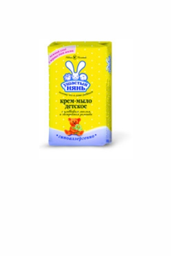 Крем - мыло детское Ушастый нянь с оливковым маслом и экстрактом ромашки, 90г