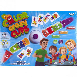 Игра настольная Color Crazy Cups CCC-01-01, русский язык, с 4 лет