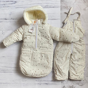 Комбинезон для новорожденных EL, трансформер 3 в 1, зимний, до 2-х лет