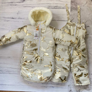 Комбинезон для новорожденных EL, трансформер 3 в 1, зимний, до 2-х лет