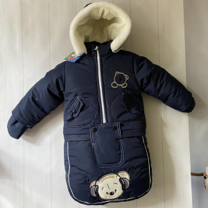 Комбинезон для новорожденных EL, трансформер 3 в 1, зимний, до 2-х лет