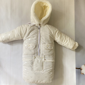 Комбинезон для новорожденных EL, трансформер 3 в 1, зимний, до 2-х лет