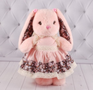 Мягкая игрушка Копица Зайка Николь 00043-2, 35 см