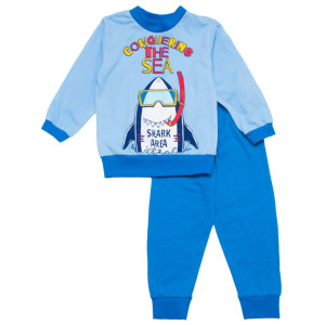 Пижама детская 349-022, 100% хлопок, кулир, 1-12 лет