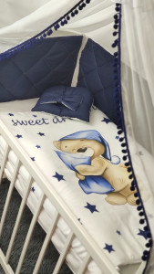 Детское постельное белье Стеганка, постельный комплект: 7 элементов