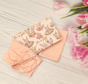 Сменный комплект постельного белья, 3 элемента