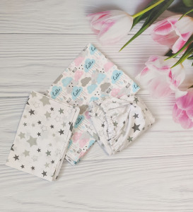 Сменный комплект постельного белья, 3 элемента