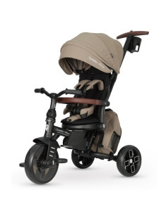 Трехколесный велосипед Qplay Comfo Max, складной, с родительской ручкой