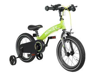 Велосипед двухколесный Qplay Miniby 3in1, трансформер, 14 дюймов