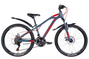 Велосипед двухколесный Velotrade Formula Dakar ST AM DD, с крылом Pl 2022, 24 дюйма