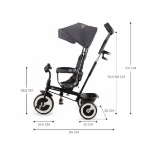 Велосипед трехколесный KinderKraft Aston, поворотное сиденье