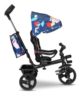 Велосипед трехколесный Lionelo Haari, поворотное сиденье, складной