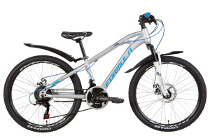 Велосипед двухколесный Velotrade  Formula Dakar ST AM DD, с крылом Pl 2021, 24 дюйма