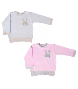 Кофточка - свитшот Верес Honey Bunny, на кнопках, хлопок, 3-9м