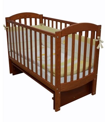 Детская кроватка Верес Соня ЛД10, с маятником, под дерево