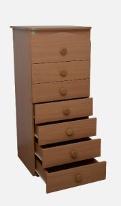 Комод Верес Неделька, под дерево, 129х59х48 см