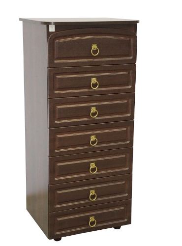 Комод Верес Неделька Орех, филенчатый, 129х59х48 см