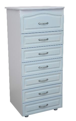 Комод Верес Неделька Патина, филенчатый, 129х59х48 см